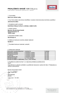 Prohlášení o shodě 11051-T-E